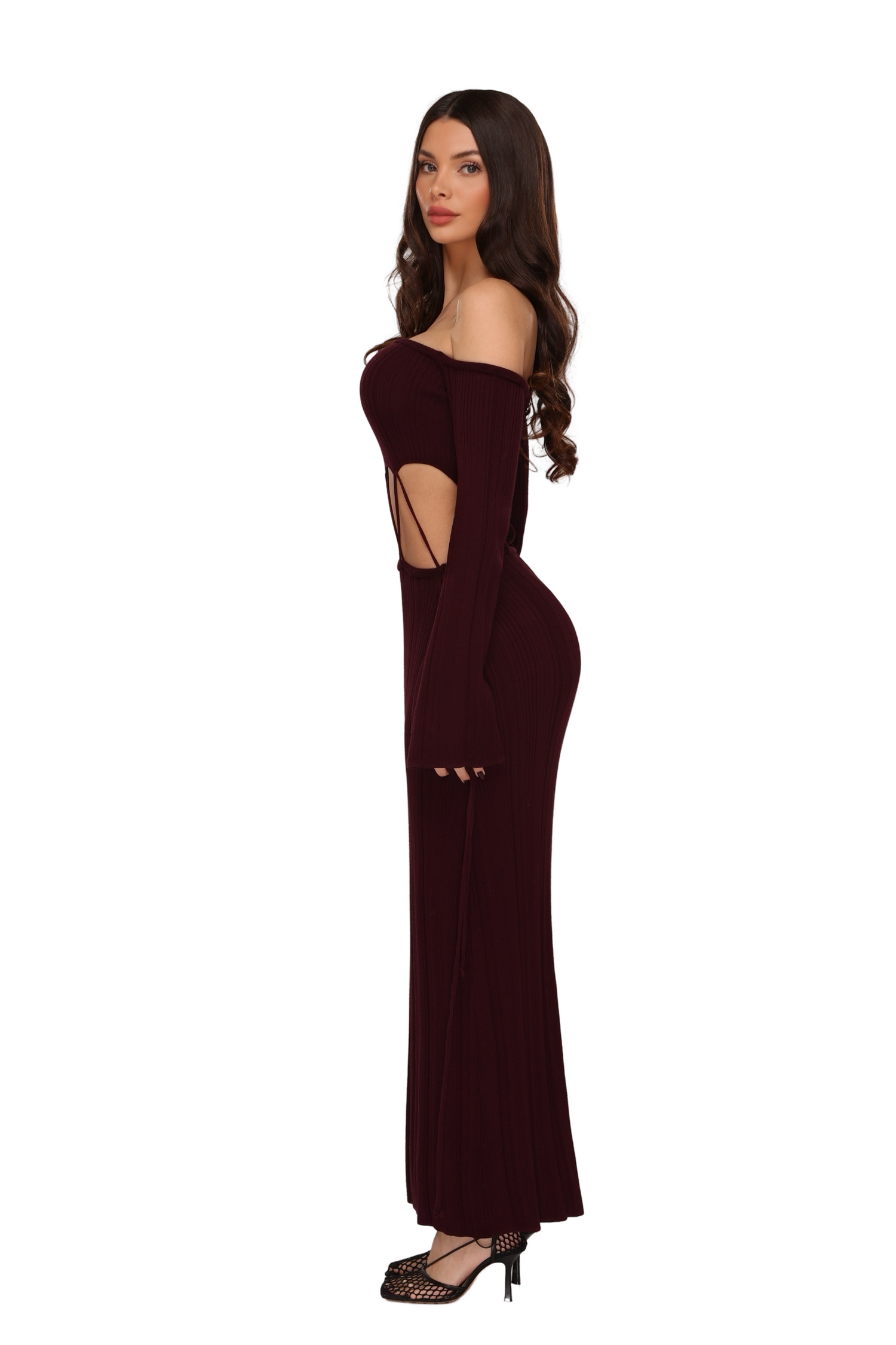 Eve plum dress