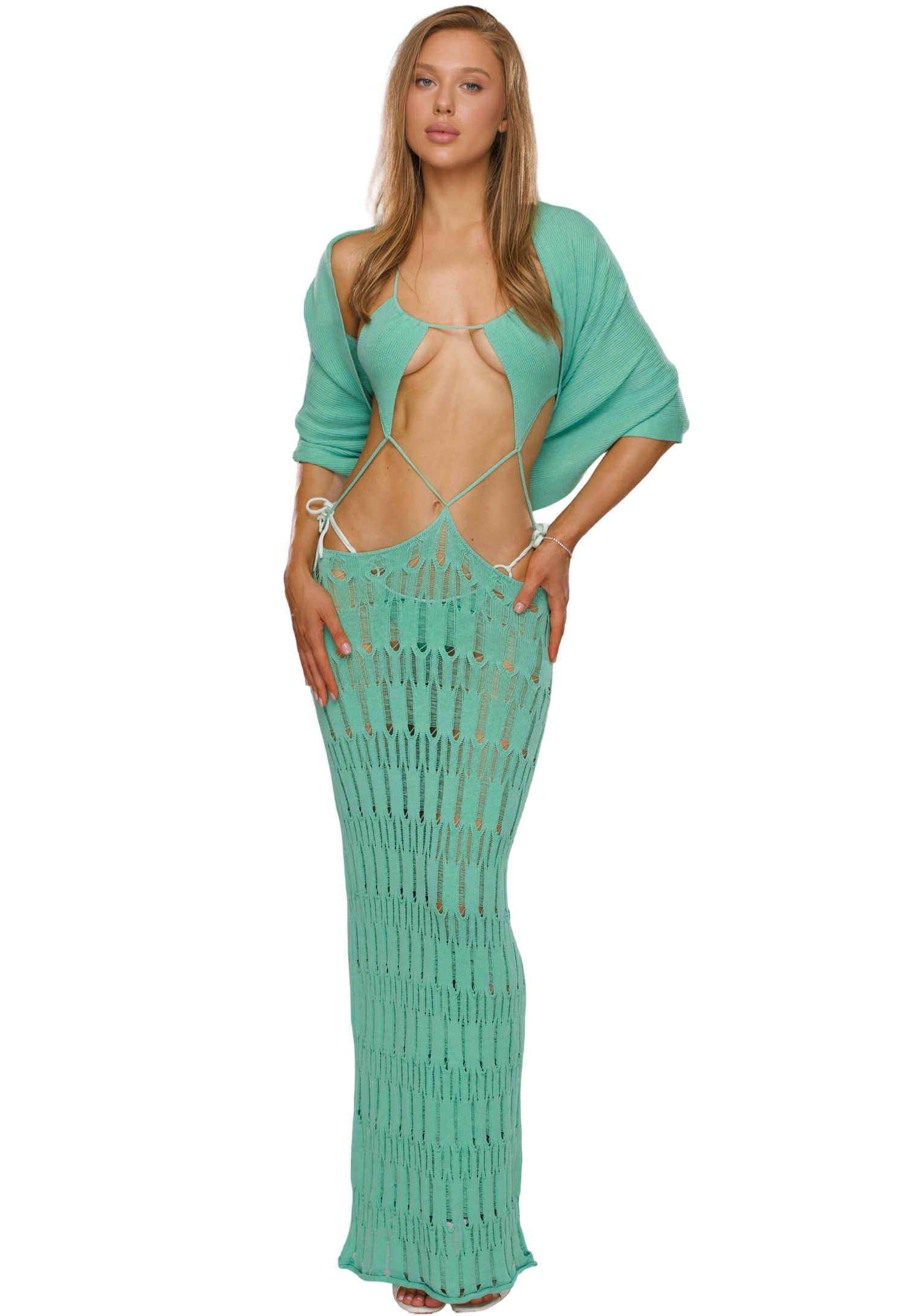 Kaylee Menthe Dress
